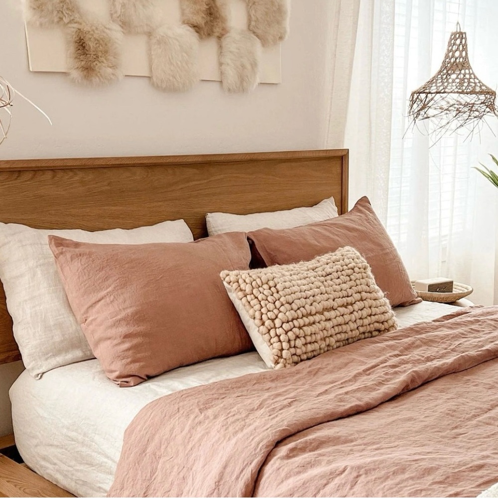 Linen Tales Cafe Creme Standard Sham Pillowcase Set